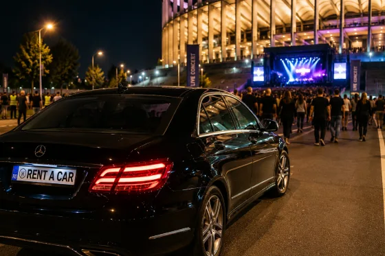 Masina in service inainte de concert? Solutii de inchiriere in Bucuresti